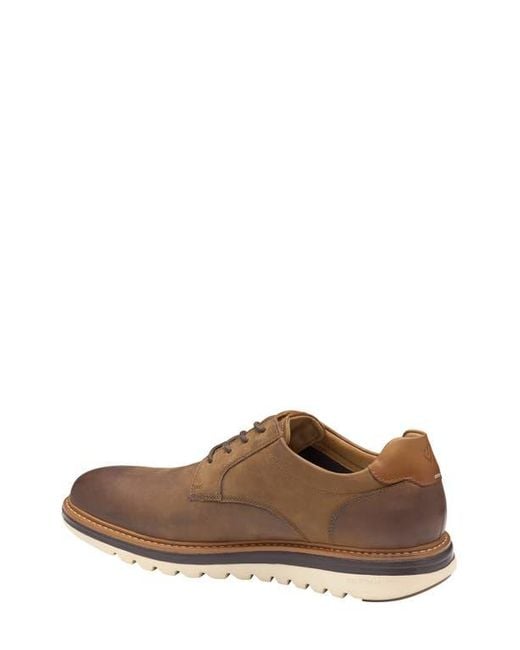 Johnston & Murphy Brown Braxton Plain Toe Derby for men