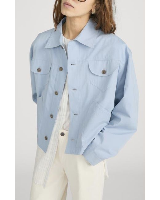 FRAME Blue The Utility Jacket