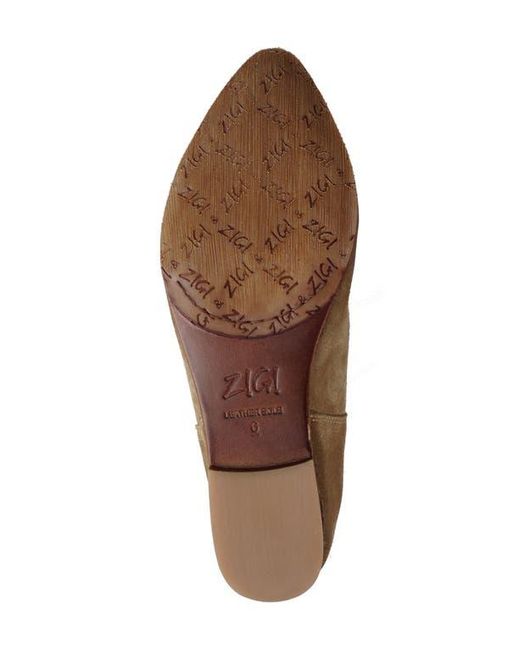 Zigi Brown Brindle Hidden Wedge Boot