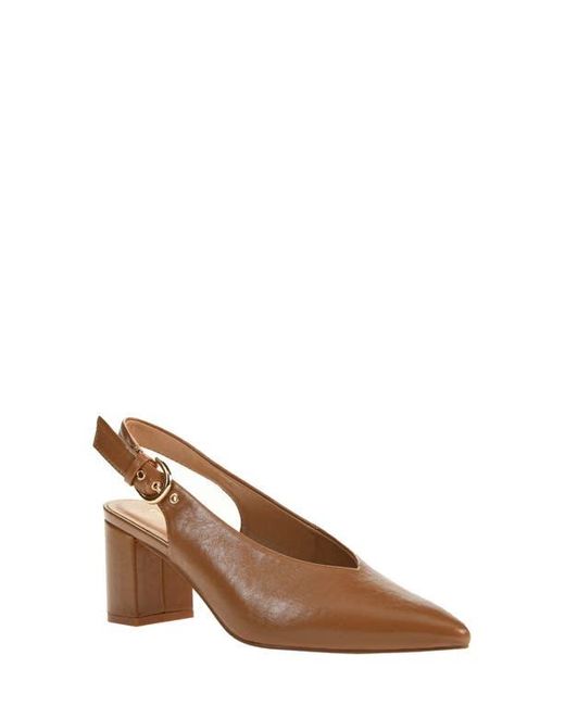 Chinese Laundry Brown Menny Pointed Toe Slingback Pump