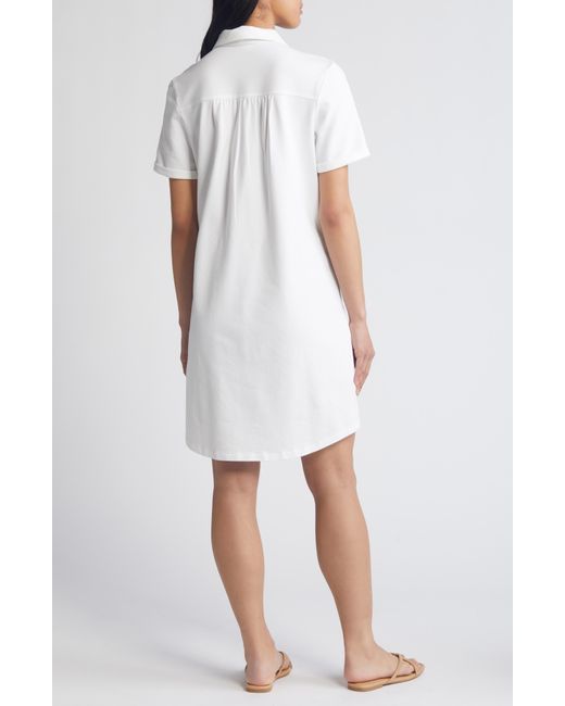 Caslon White Caslon(r) Easy Shirtdress