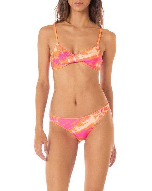 Maaji Orange Tangerine Sublimity Reversible Bikini Bottoms