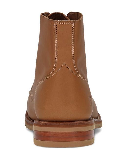 Frye Brown Barrett Lace-Up Boot for men