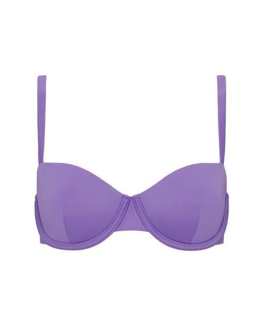 CUUP Purple The Balconette Swim