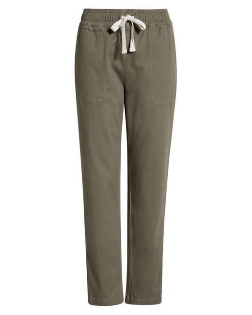 Free Fly Gray Pacifica Stretch Twill Drawstring Pants