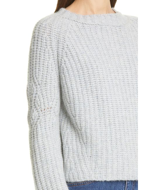 Brock Collection White Sophie Cashmere Sweater