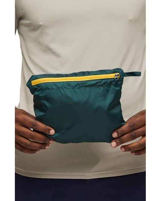 COTOPAXI Blue Teca Half-Zip Windbreaker for men