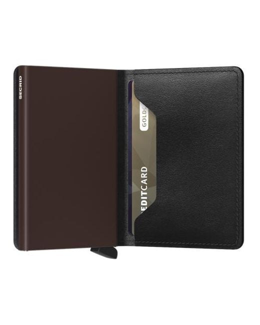 Secrid Black Slimwallet Original for men