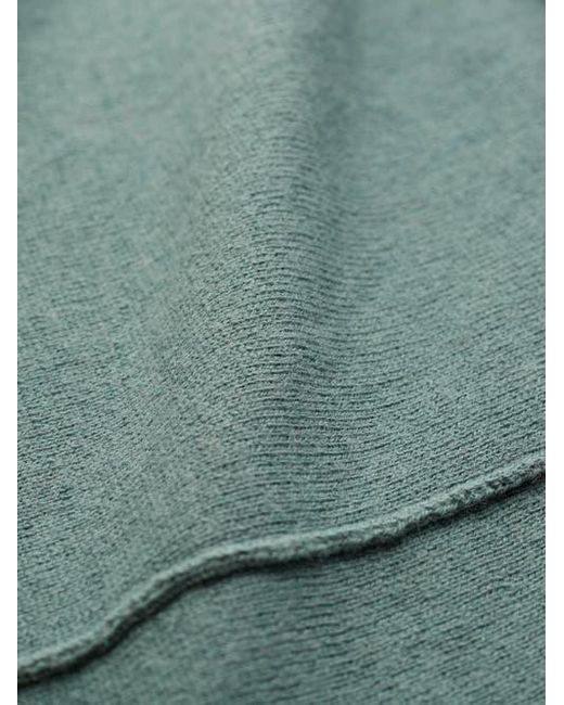 Celtic & Co. Green Drape Funnel Neck Sweater