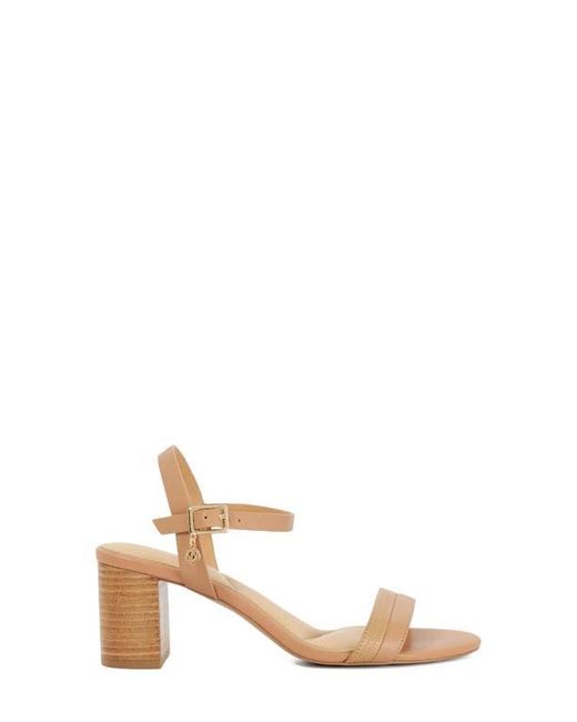 Dune Natural Jaycie Ankle Strap Sandal