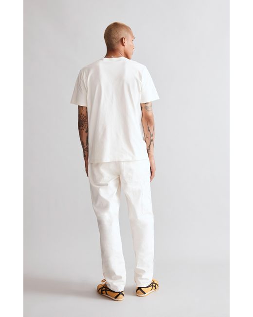 Madewell Allday Garment Dyed Cotton T-shirt in White for Men | Lyst