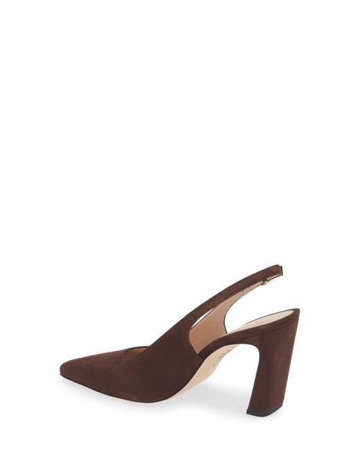 Stuart Weitzman Brown Stassi Slingback Pump