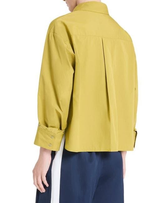 Twp Yellow J.D. Cotton Button-Down Shirt