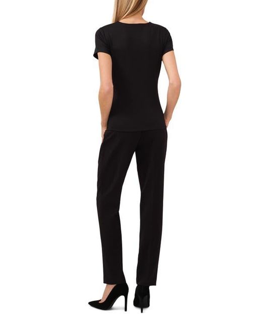 Halogen® Black Essential Compression T-Shirt