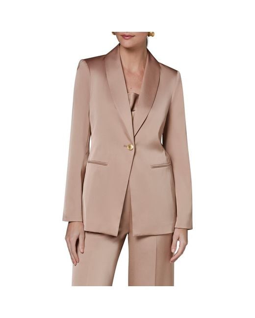 Donna Karan Natural Shawl Collar Jacket