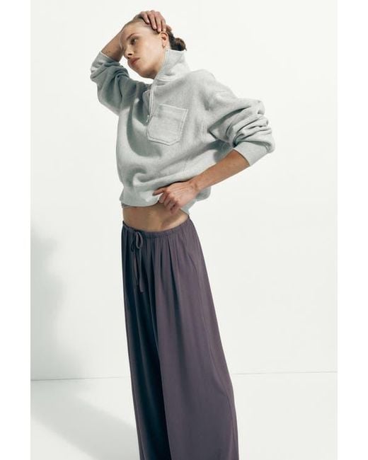 H&M Purple Jersey Drawstring Trousers