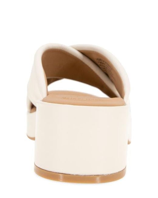 Gentle Souls Natural River Platform Slide Sandal