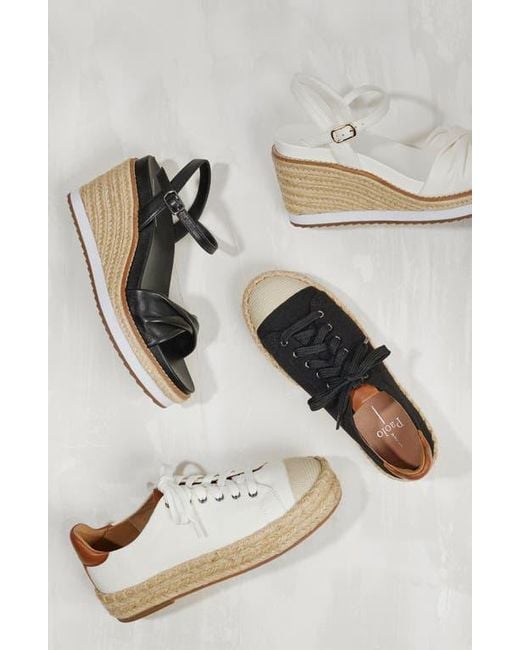 Linea Paolo White Silva Espadrille Sneaker