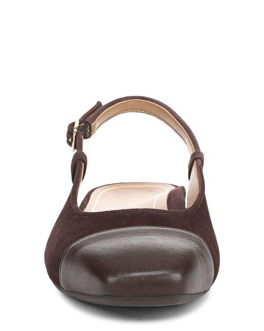 Vionic Brown Petaluma Slingback Flat