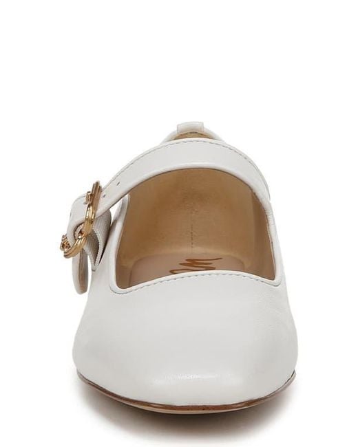 Sam Edelman White Michaela Mary Jane Flat
