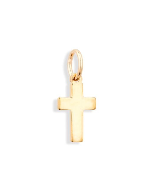 Nashelle Metallic Simple Cross Charm