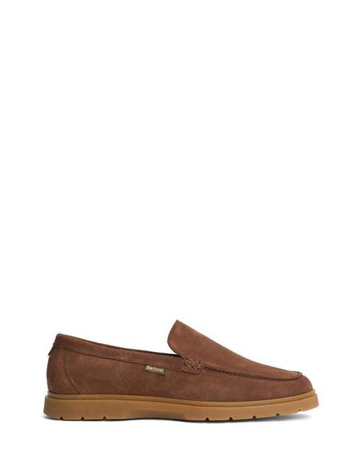 Barbour Brown Carty Moc Toe Loafer for men