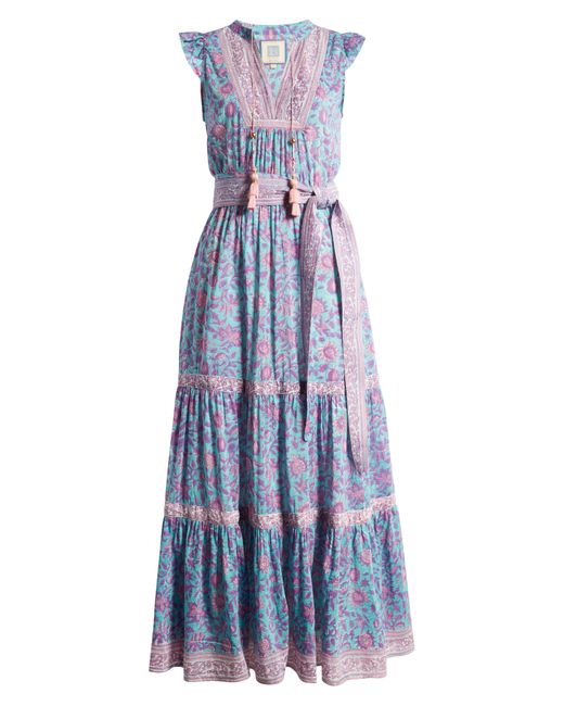 Alicia Bell Blue Lola Cover-up Maxi Dress