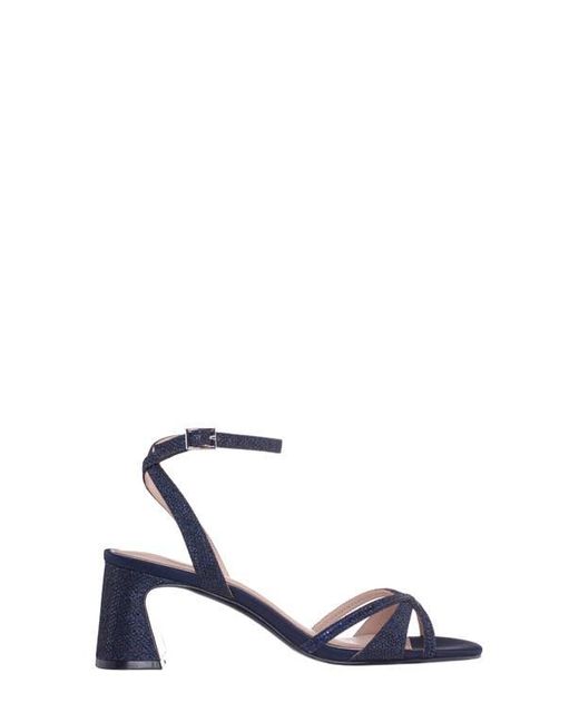 Nina White Bracha Ankle Strap Sandal