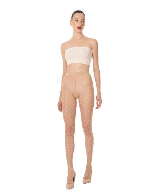 Wolford Natural Daisy Sheer Tights