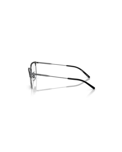 Arnette Black 53Mm Rectangle Optical Glasses for men