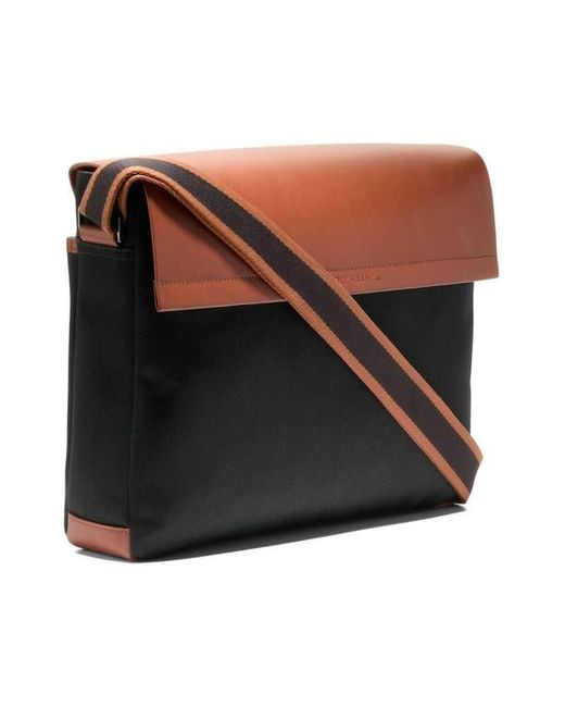 Cole Haan Gray Judson Brushed Twill Messenger Bag