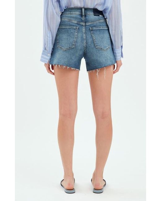 DAZE Blue Bottom Line Shorts