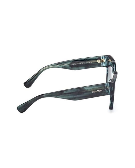 Max Mara Multicolor Glimpse 54Mm Round Sunglasses
