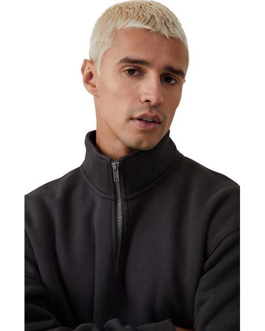 Cotton On Blue 1/4 Zip Fleece for men