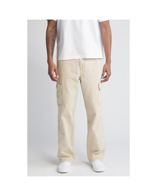 Dickies White Newington Cotton Canvas Cargo Pants for men