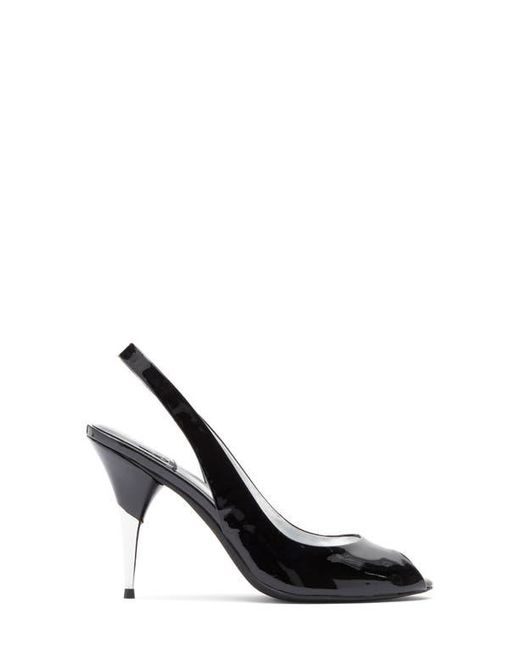 Jeffrey Campbell Black Charis Open Toe