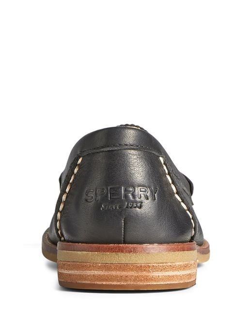 Sperry seaport penny store loafer black
