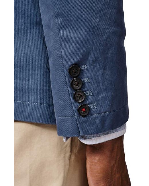 aubi Blue Mareham Patch Pocket Blazer for men