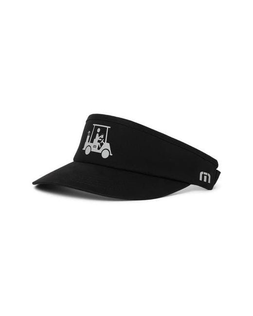 Travis Mathew Black Mapes Golf Visor for men