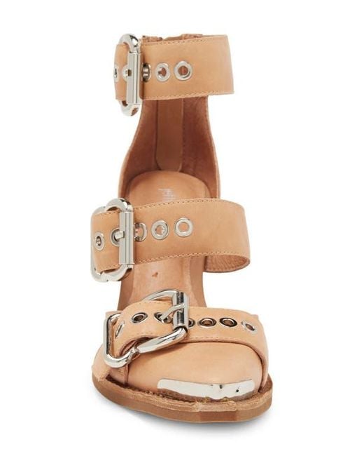 Jeffrey Campbell Pink Emilia Buckle Cutout Boot