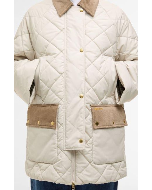 Barbour Natural Aldburgh Quilted Jacket
