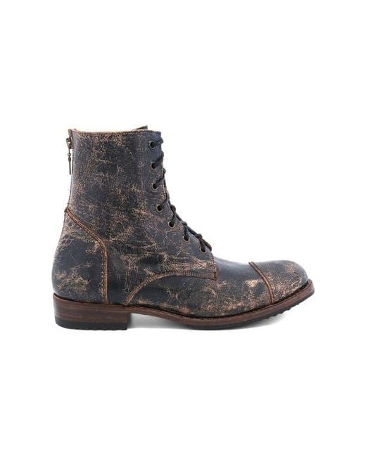 Bed Stu Black Protege Combat Boot for men