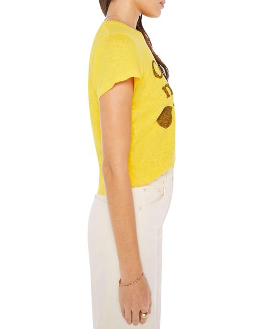 Mother Yellow The Sinful Short Sleeve Graphic T-shirt