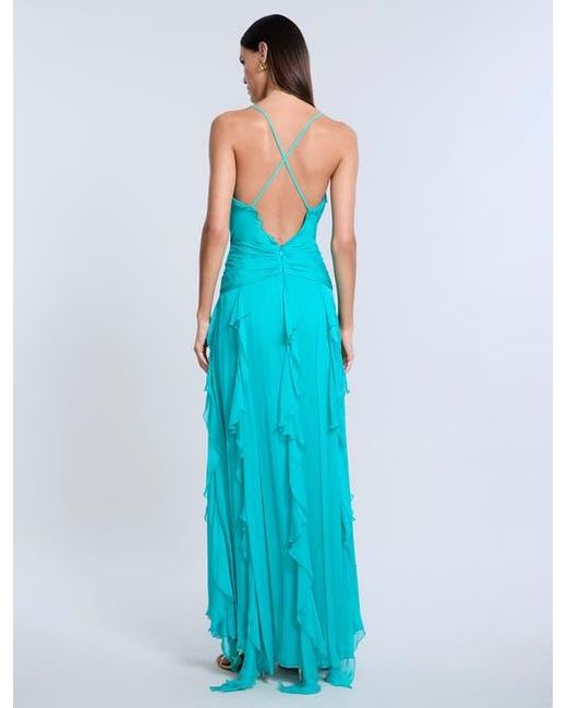 bcbg blue halter dress Royal Blue Beaded Wedding Dresses Spaghetti Straps Quinceanera Dress W   SELINADRESS