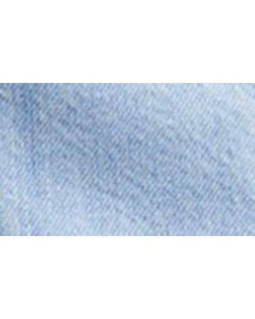 Madewell Blue Sleeveless Denim Button Front Top