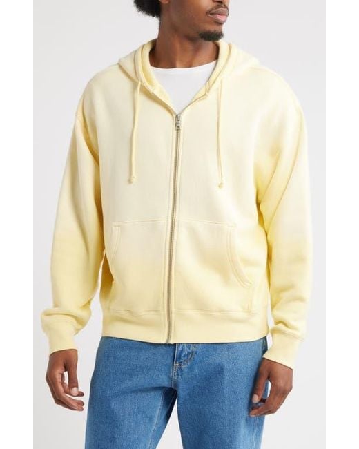 Elwood Natural Core Oversize Terry Full Zip Hoodie for men