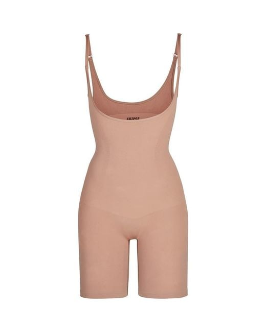 Skims Brown Open Bust Bodysuit