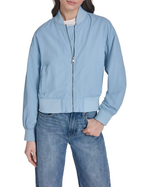 Levi's Blue Relaxed Bomber Jacket