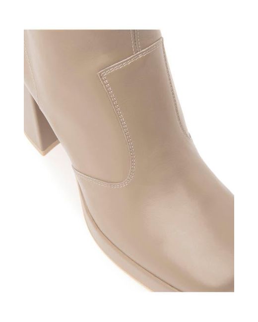 Nero Giardini Natural Chain Platform Bootie