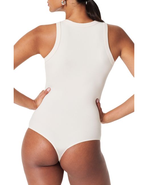 Spanx White Spanx Suit Yourself Tank Thong Bodysuit